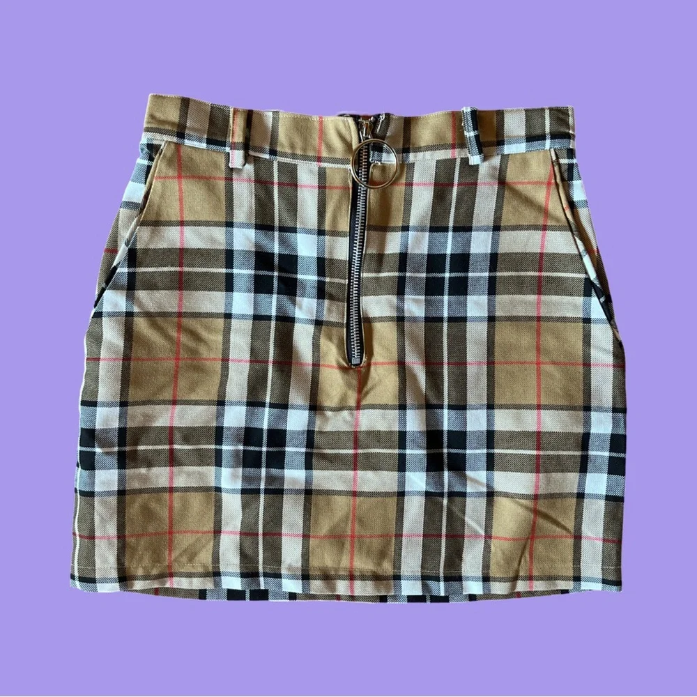 4/45$ Plaid Tartan Mini Skirt | Love Too True - Picture 1 of 4